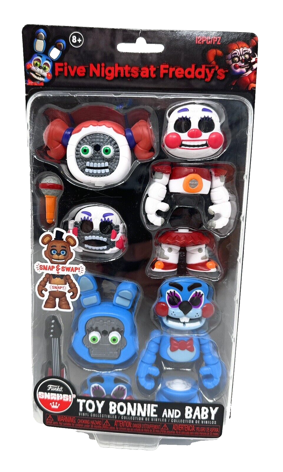 FUNKO Snaps • FNAF Five Nights at Freddy's • BONNIE Snap Mini-Fig • Ships  Free