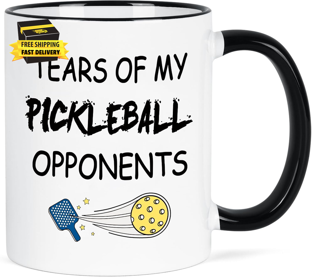 Pickleball Opponent Tears Mug - Fun Gift for Women and Men Who Love Pickleball