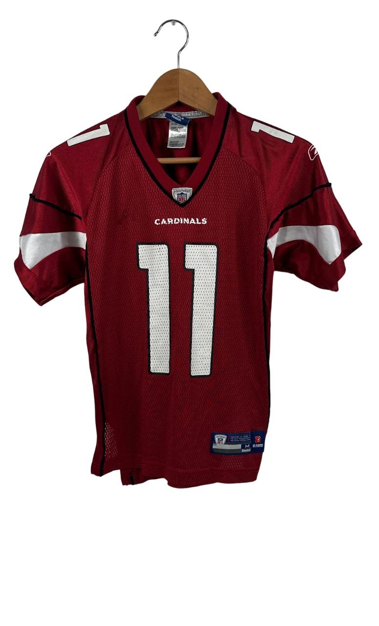 Reebok On Field Arizona Cardinals # 11 Larry Fitzgerald Boys M (10 12) Jersey.