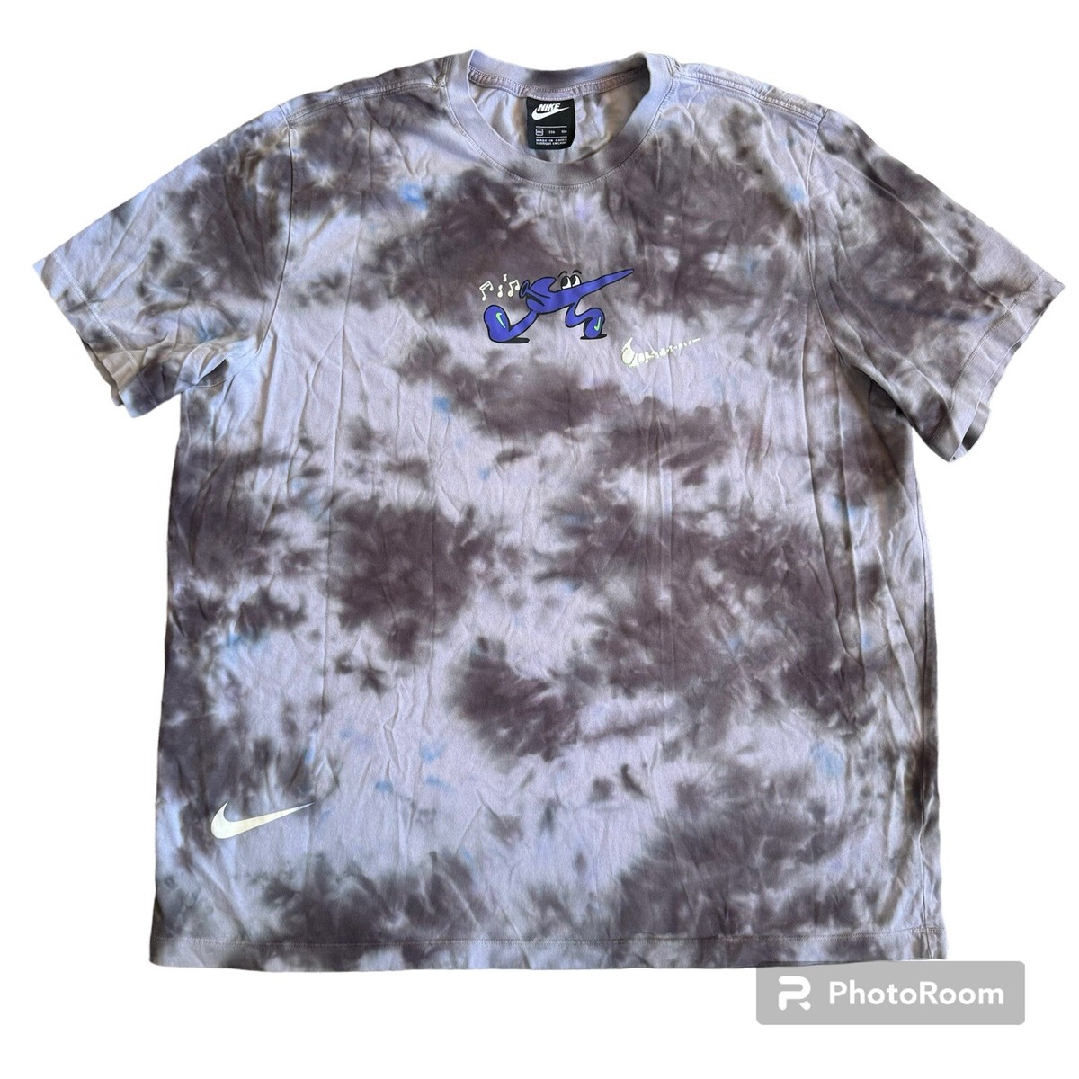 nike purple tie dye shirt