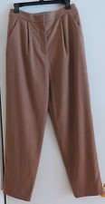 NWT VERONICA BEARD DESIGNER CAMEL WOOL BLEND NETTA PANTS SLACKS SZ 6-8 EX-COND