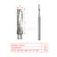 thumbnail 174  - Dental Tungsten Carbide Tungsten Steel Burs for High /Low Speed Handpiece FG/ RA