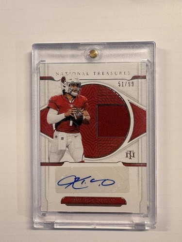 2021 PANINI NATIONAL TREASURES Kyler Murray Worn Patch Auto /99 #MS-KM