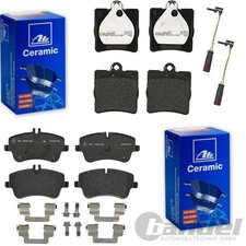 ATE CERAMIC BREMSBELÄGE VORNE + HINTEN für MERCEDES C-KLASSE W203 CLK SLK R171