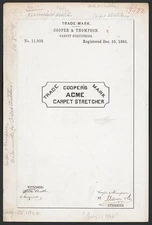 Photo:Cooper & Thompson for Cooper's Acme brand Carpet Stretchers