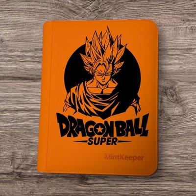 MintKeeper - 9 Pocket eXo-Tec Zip Binder Folder - Orange - Dragon Ball 