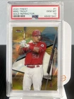 2020 Topps Finest - Mike Trout #1 Gold Refractor PSA10 GEM MT /50