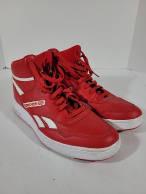 Men's Size 13 Reebok BB4600 'Red White' Lee Classic Leather