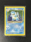 1999 Pokémon Blastoise Holo Rare 2/102 Base Set Unlimited WotC MP