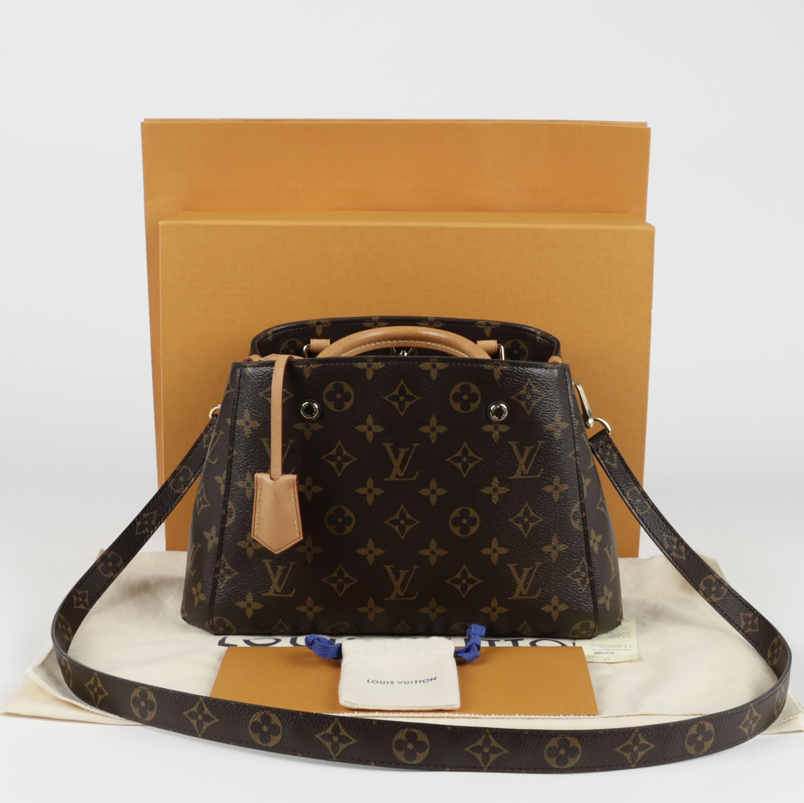 Louis Vuitton Montagne BB Tote Shoulder Bag in Monogram M41055-image
