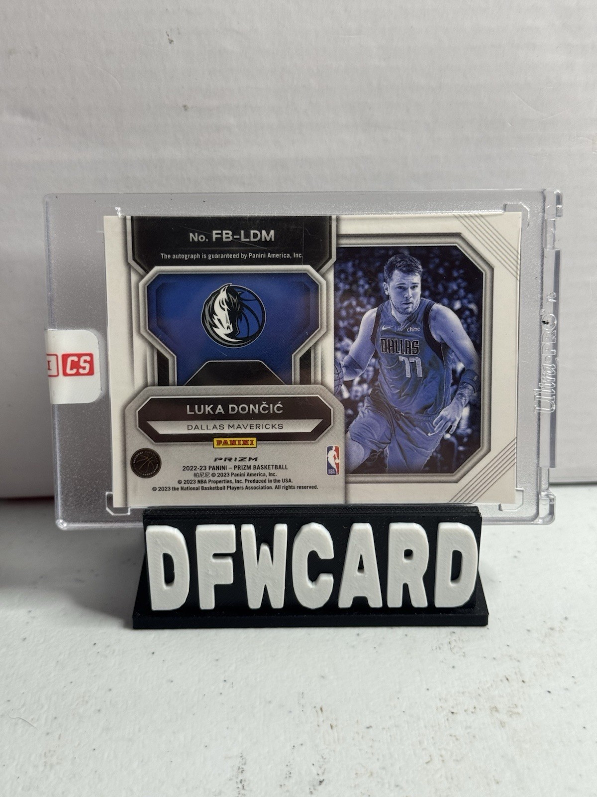2022-23 Panini Prizm Fast Break On Card Auto Luka Doncic #FB-LDM Panini Sealed view 2