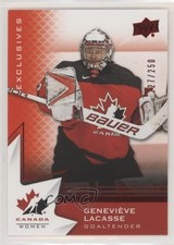 2020 Team Canada Juniors Women's WC Exclusives 227/250 Genevieve Lacasse #46 2d8