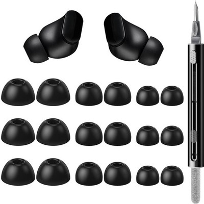9 Pairs Replacement Ear Tips for Beats Studio Buds/Fit Pro/Studio Black