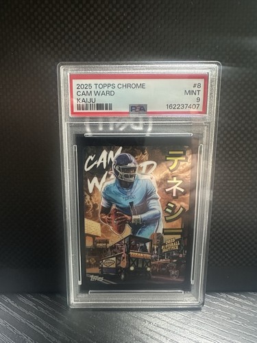 2025 Topps Chrome Cam Ward Base (PSA 9)
