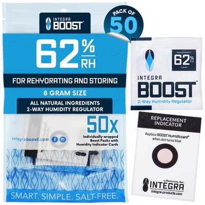 50 Pack 8g 2-Way Humidity Control for Food Storage