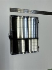 Plastic Clear Top, Black Bottom Display Box - Approx 4-3/4  3.4  x 1/2  Lot Of 4