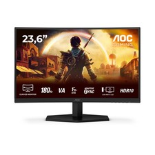 AOC C24G42E 24" Curved Full HD 180Hz 0.5ms Gaming Monitor with Speakers Black