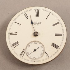 Waltham Pocket Watch Movement 18 Size 15 Jewel 1883 Model - RC2331