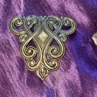 Antique Vintage Lot GF Enamel RS Jade Crystal SS Marcs ID Engraved — photo 9