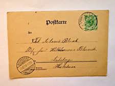 Reichspost Beleg Ganzsache. Los 1400684