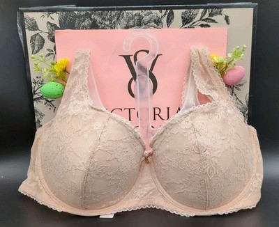 Adore Me Alexiane Underwire Push Up Balconette Bra 40D Cameo Rose