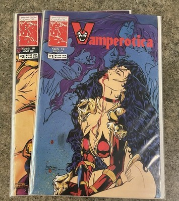 Vamperotica Comic Lot #1 #2  1994 Brainstorm / FN/VF