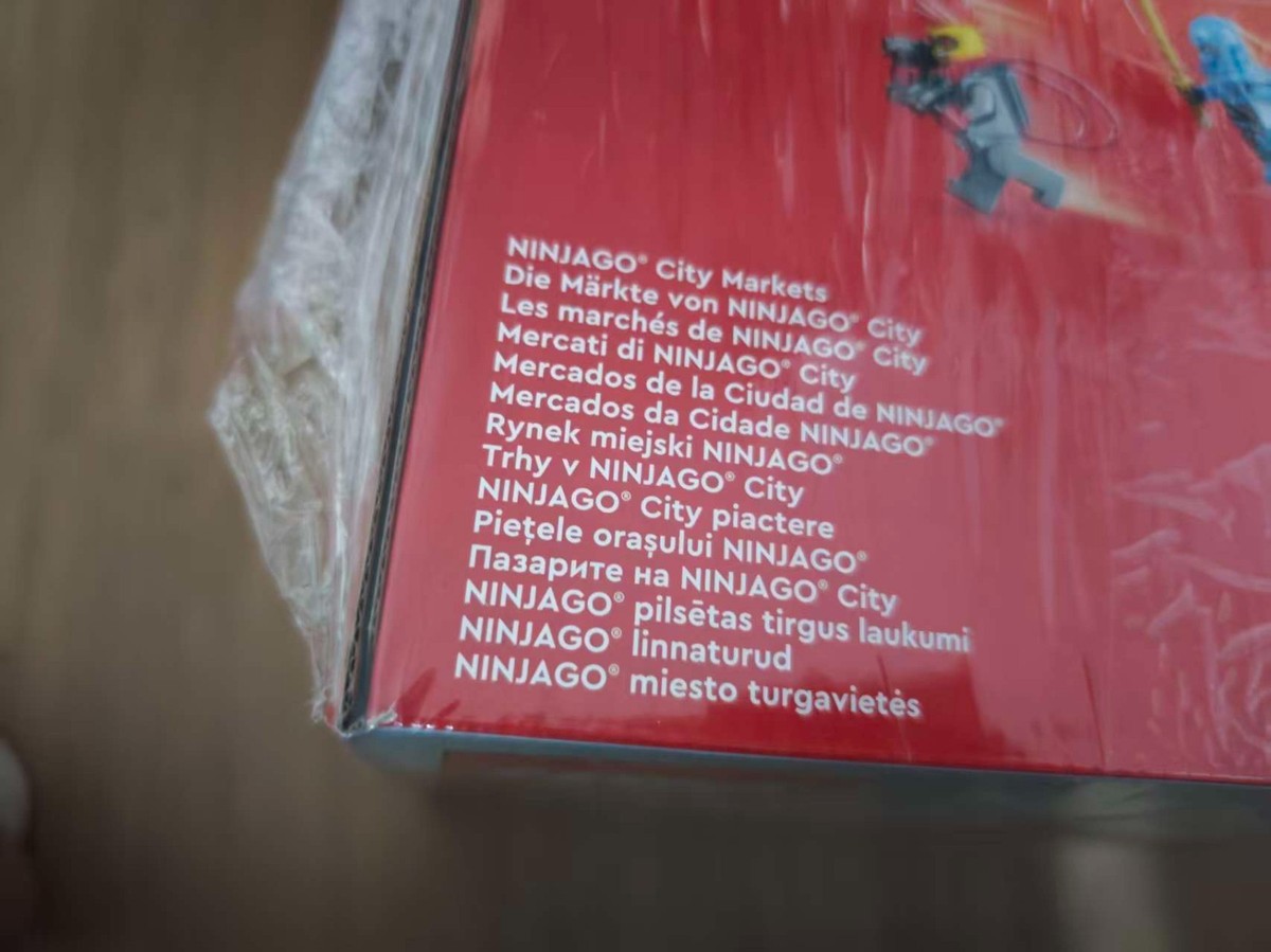Lego 71799 Ninjago City Markets Brand New Sealed 6163 pcs Building
