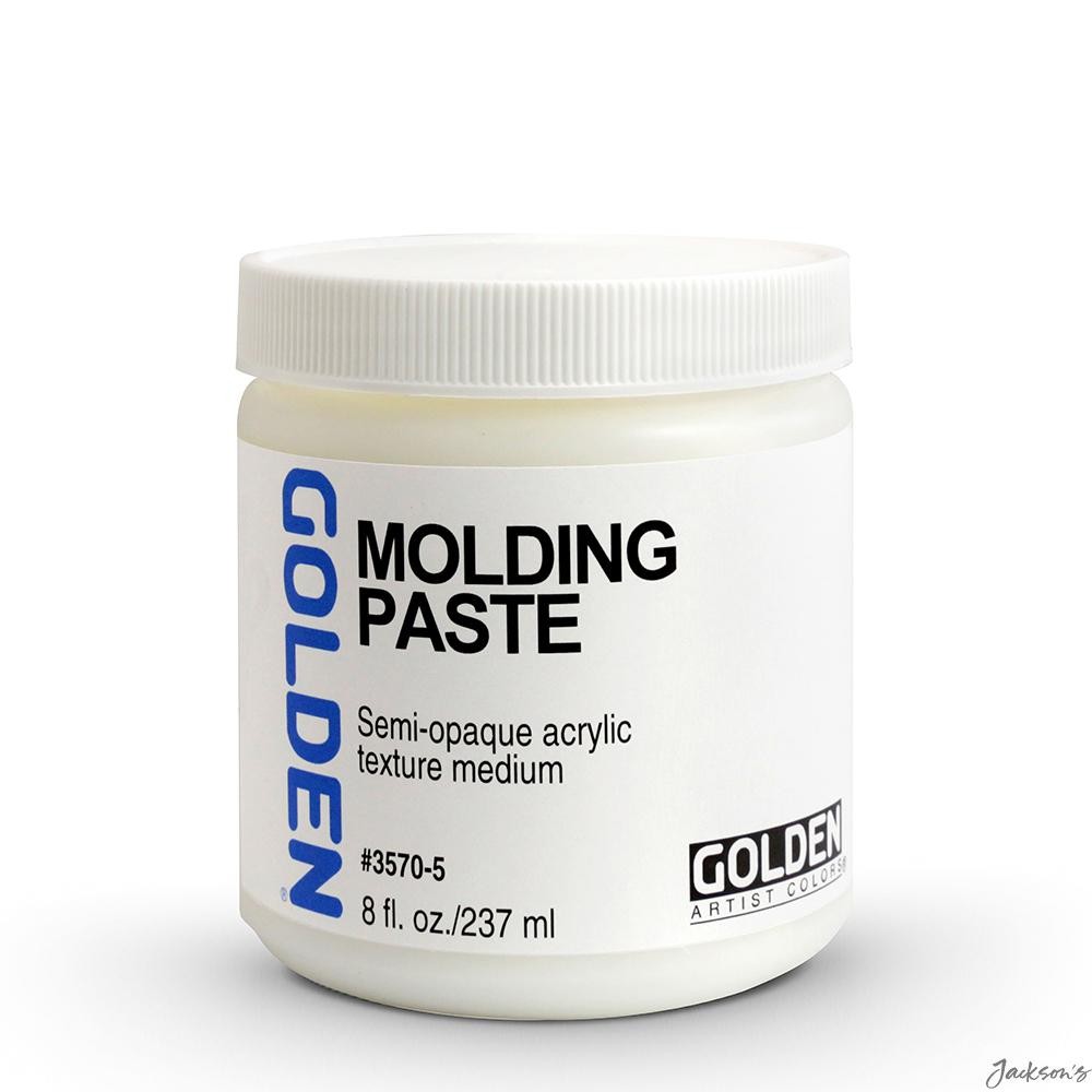 Golden Molding Paste Acrylic Medium 237ml Texture Building For Art Surfaces