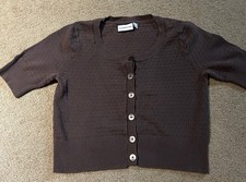 Classic buttonfront cardigan with subtle texture knit. perfect for fall layering