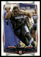 2014 Topps #336 Louis Nix III Rookie RC Houston Texans football card. rookie card picture