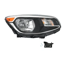 Headlight For Kia Soul 2014-2019 Halogen Chrome Passenger Side Headlight Clear