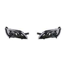 Scheinwerfer schwarz passend für Peugeot Boxer III m. LED TFL Links & Rechts Set