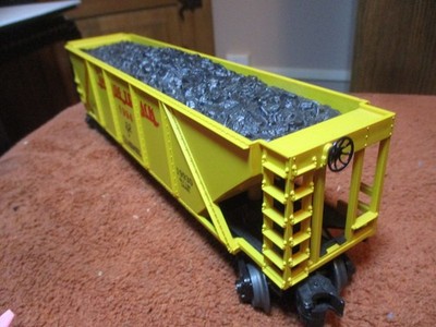 Lionel O Scale 1994 Insider Track RR Club 4-Bay Hopper w/ Coal Load 6-19930
