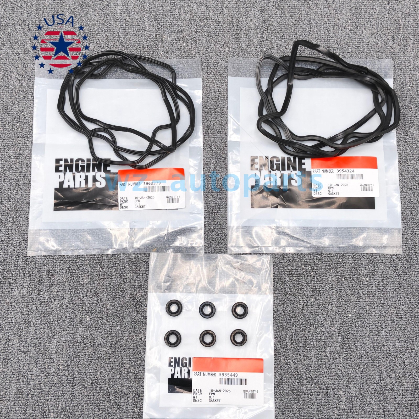 Valve Cover And Rocker Box Gasket Kit For Dodge Ram 5.9L Cummins 2500 3500 03-05