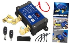 12V 24V Smart Remote Kill Switch for Car with Auto Voltage Display,250A Heavy