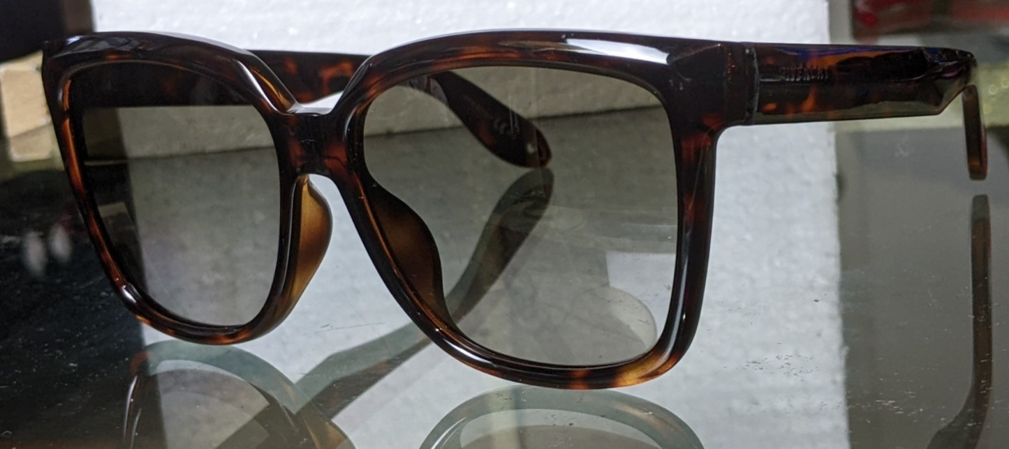 Givenchy Oversized Square Tortoise Sunglasses Mad… - image 1