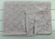 CIRCO target Plush Baby Blanket Lovey Pink 3D Hearts 2016