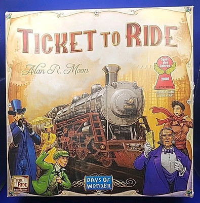 Days of Wonder Ticket To Ride by Alan R. Moon Train Adventure Game Complete GUC