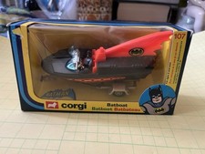 Corgi Toys Glastron Batboat With Trailer & Figure No 107 Boxed Looks Unused