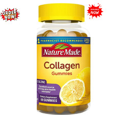 Nature Made Collagen with Vitamin C, Zinc  Biotin Dietary Supplement 60 Gummies