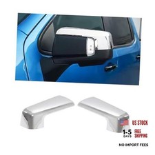 MAXDOM Side Mirror Cap Compatible with Chevy Silverado 2019-2025 Chrome