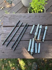 S&S Cycle Adjustable Pushrods Chrome Covers  1984-99 Harley Big Twin Evo Engine