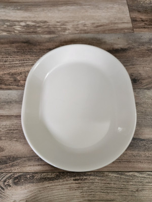 Corelle Sandstone Serving Platter |  Chop Plate | 12.25'' x 10''