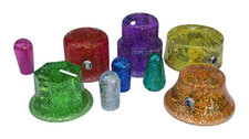 Xentric Guitars - Metal Flake Series Resin Guitar Knobs Xentric Guitars - Metal Flake Series Resin Guitar Knobs