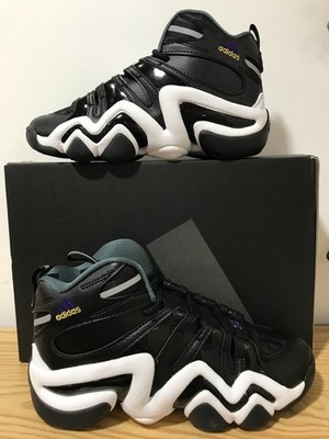 adidas Originals Crazy 8 J Basketball Shoes Youth Boy's Size 6 Core Black NIB