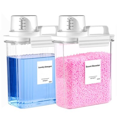 64 OZ Laundry Detergent Dispenser, Liquid Laundry Soap Dispenser, Fabric Soft...