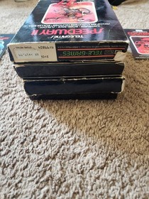 Sears Telegames Atari 2600 Games Speedway 2, Target Fun, Tank-Plus, Basketball