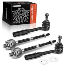 Set of 4, Front Inner  Outer Tie Rod End Kit, Compatible with Mercedes-Benz
