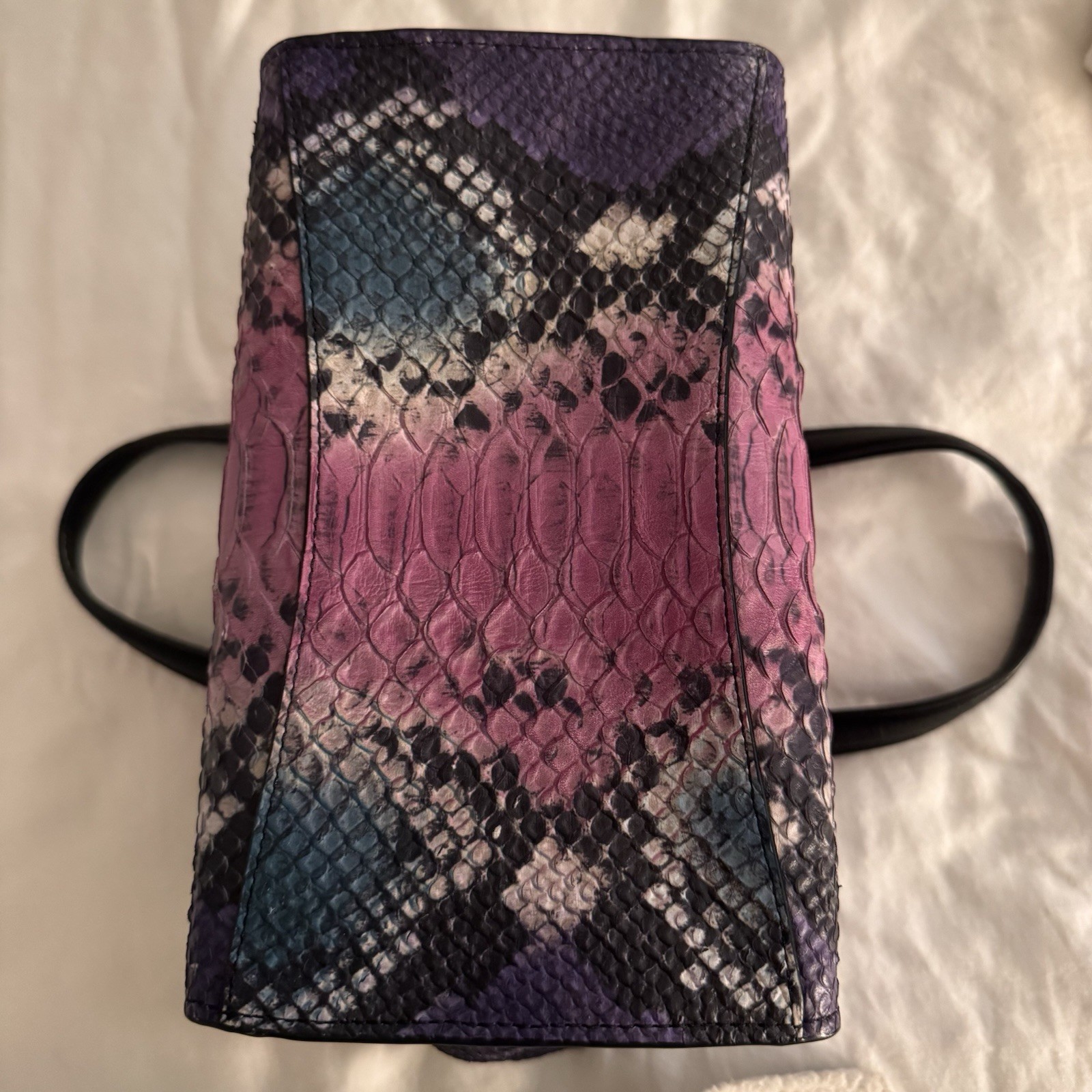 Coach Crosby Multi-Color Python Mini Crossbody Ba… - image 8