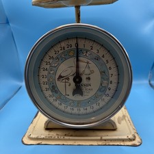 Pre Owned Vintage Hanson Model 3025 LIGHT BLUE BABY NURSERY METAL SCALE